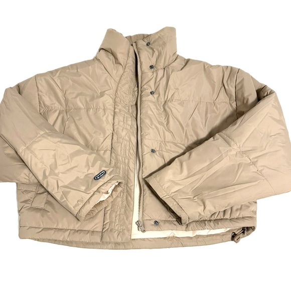 THE FIFTH LABEL Designer Beige Puffer Jacket Women’s Sz S Coat Trendy Fit - Picture 9 of 16